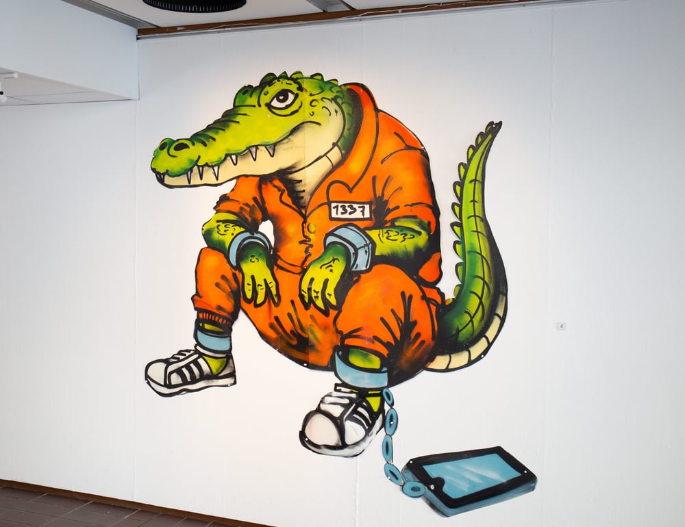 Konstverk Joel Kaarisma Jail crook