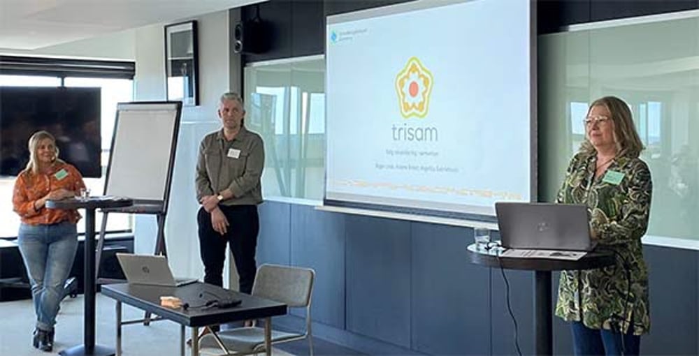 Samarbete Trisam: Helena Breed (processledare för Trisam, Region Gävleborg), Angelica Gabrielsson (processledare, Försäkringskassan) och Roger Linde (Arbetsförmedlingens representant i Trisam). 
