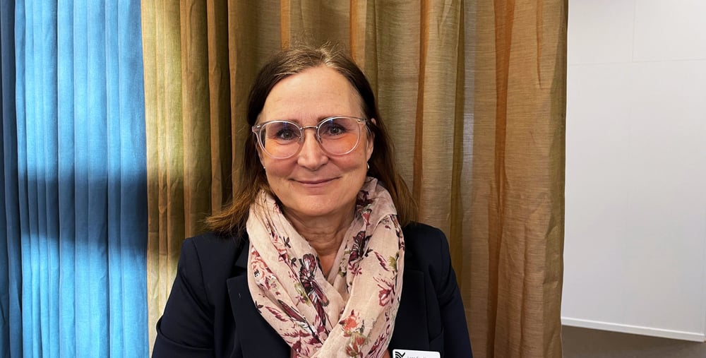 Porträtt på Lena Grudén.