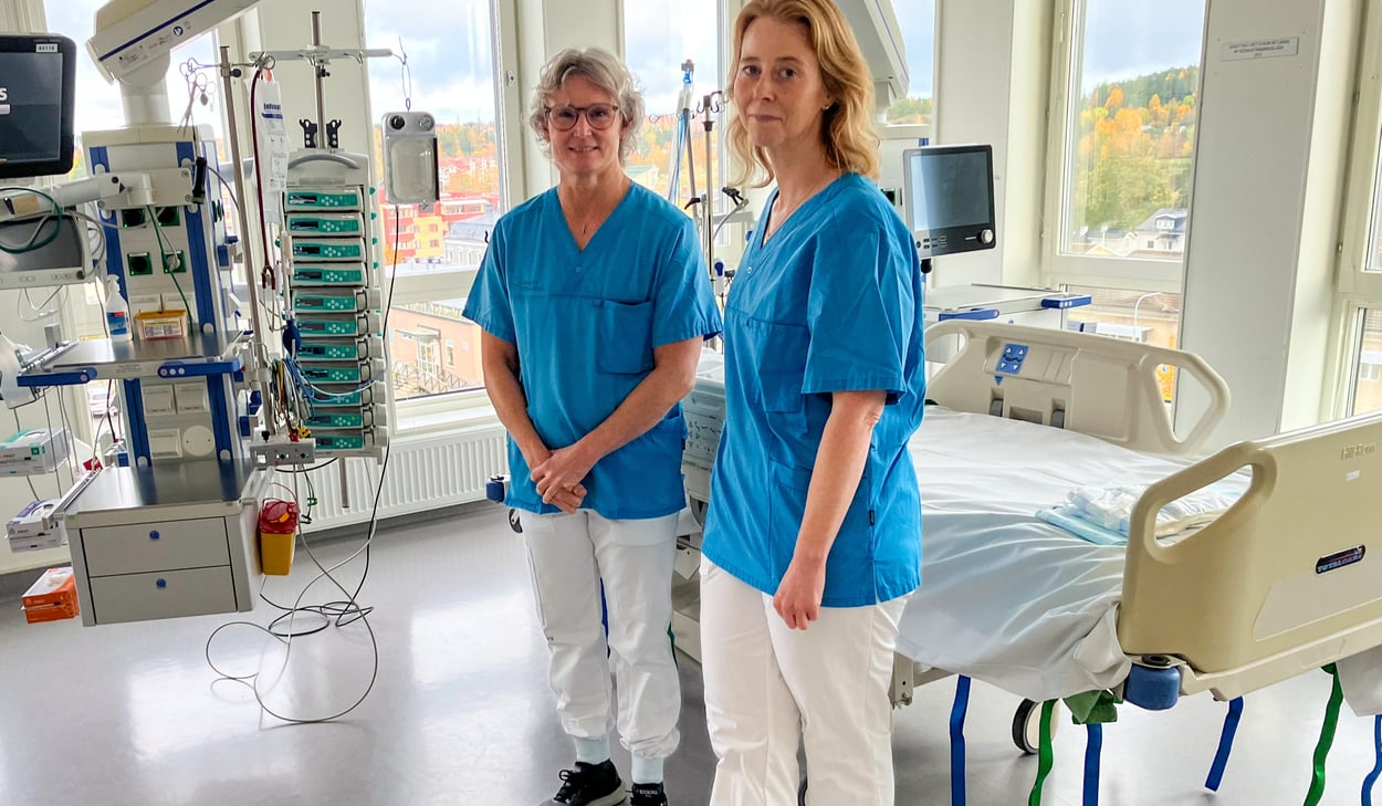 Gott exempel på arbete för hyroberoende inom verksamhetsområde anestesin.