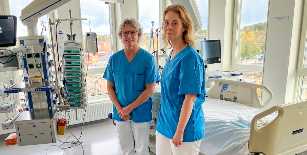 Gott exempel på arbete för hyroberoende inom verksamhetsområde anestesin.