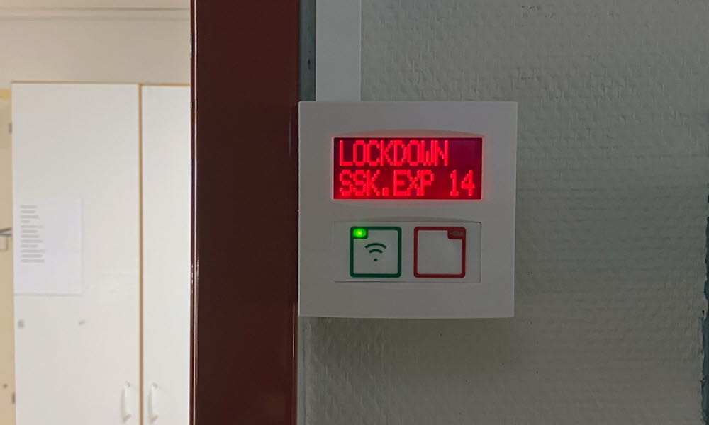 Lockdown-övning akutmottagningen i Bollnäs den 28 maj 2025