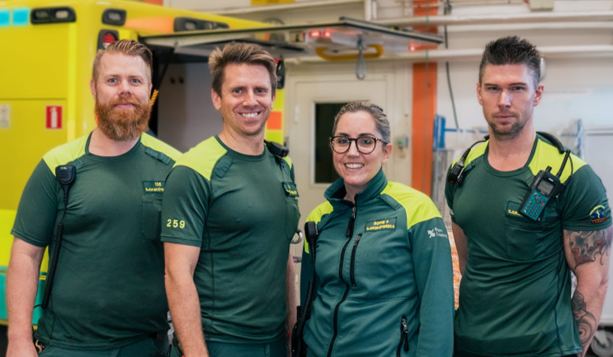 Andreas Färnstedt, sjuksköterska
Daniel Björkman, ambulanssjuksköterska
Sofie Smedberg, sjuksköterska
Christian Westman, sjuksköterska
