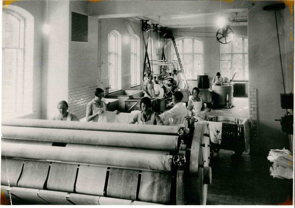 Fotografi från Gävle sjukhus, 1929. 