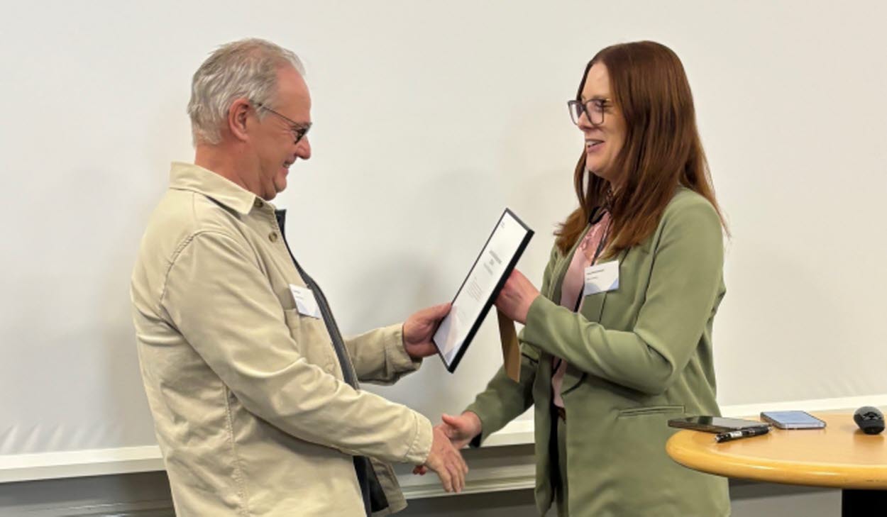 Prisutdelning till Hjärnkoll Gävleborg, pristagare av Länsfolkhälsopriset 2024