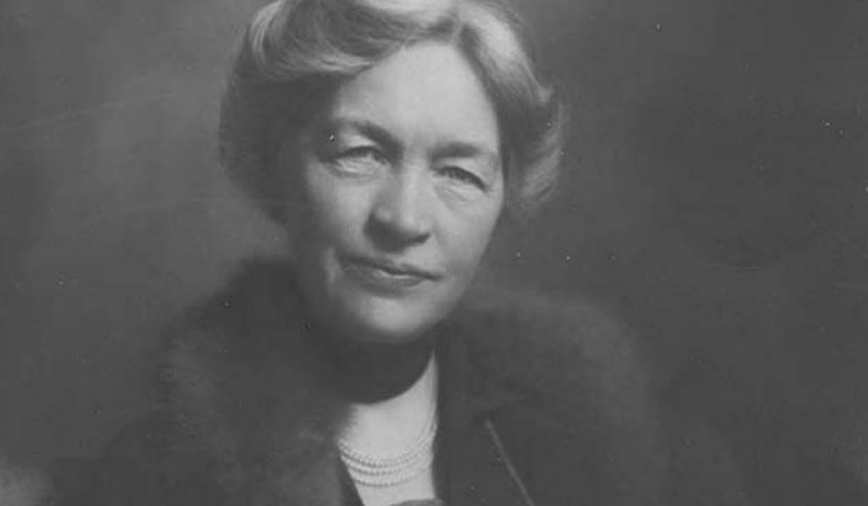 Svartvitt porträtt Kerstin Hesselgren